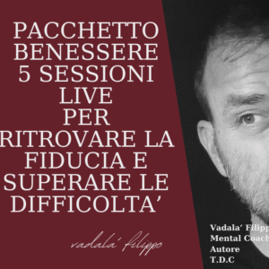 Benessere mentale pacchetto 5 sessioni live