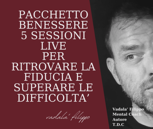 Benessere mentale pacchetto 5 sessioni live
